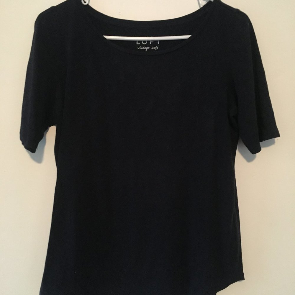 Navy Blue LOFT tee shirt